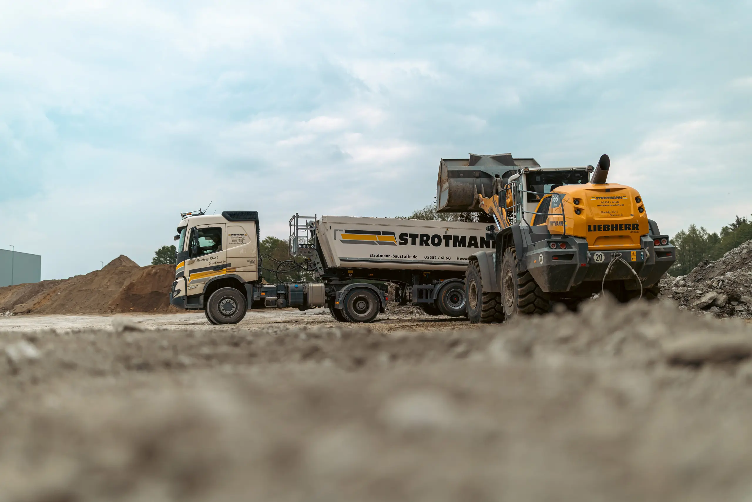 Strotmann Fuhrunternehmen Baustoffe Nordwalde